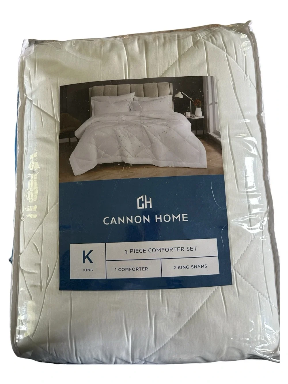 Cannon Home 3 Piece King Comforter Set